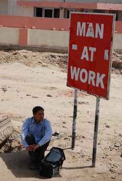 man at work